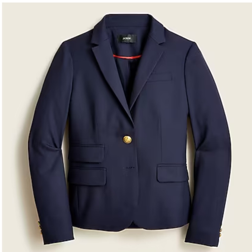 J CREW Classic Navy Blazer